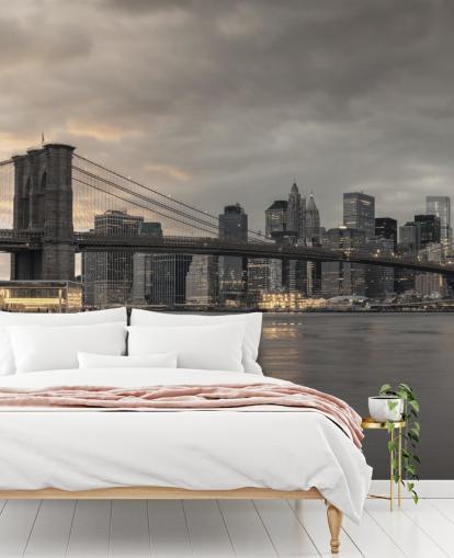 New York Skyline Baggrund New York Skyline Baggrund