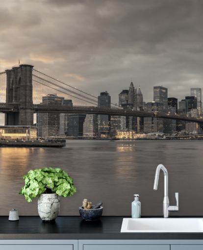 New York Skyline Baggrund