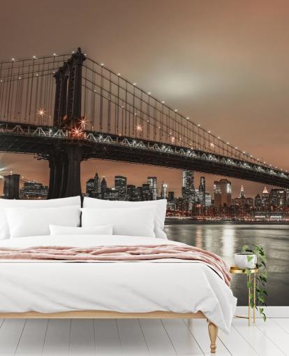 Mural de pared Skyline de Manhattan y Nueva York