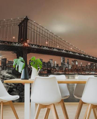 Mural de pared Skyline de Manhattan y Nueva York