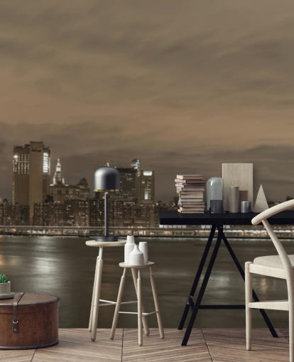 Brooklyn Bridge og Manhattan Bridge veggmaleri Brooklyn Bridge og Manhattan Bridge veggmaleri