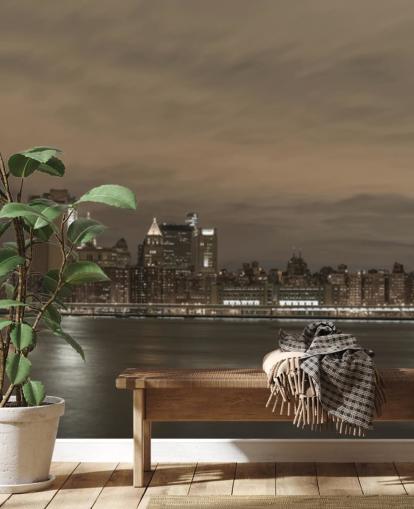 Brooklyn Bridge and Manhattan Bridge Wall Mural Brooklyn Bridge and Manhattan Bridge Wall Mural