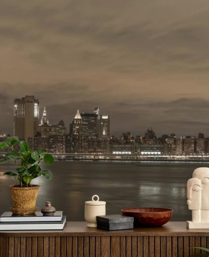 Brooklyn Bridge og Manhattan Bridge veggmaleri