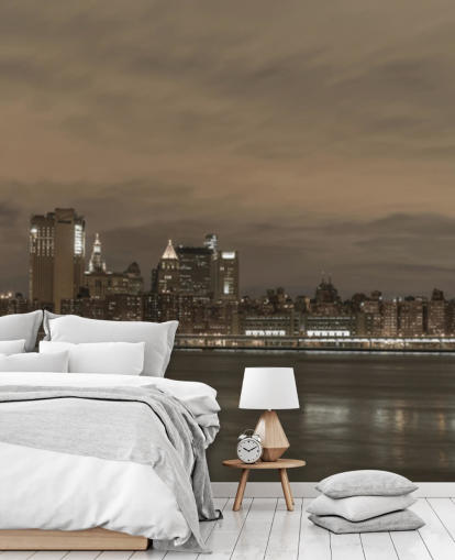 Brooklyn Bridge and Manhattan Bridge Wall Mural