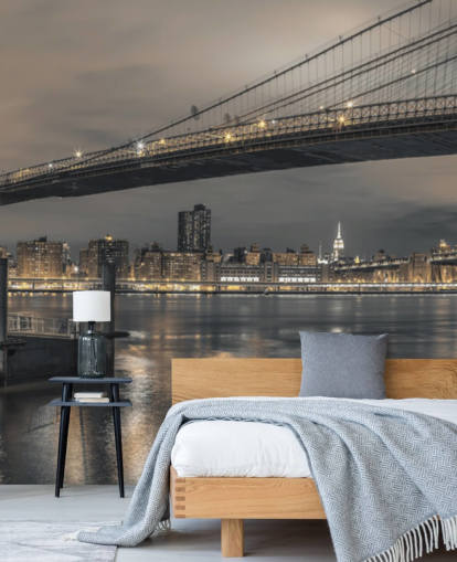 Brooklyn Bridge muurschildering