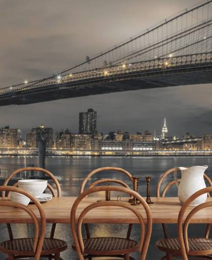 Brooklyn Bridge muurschildering