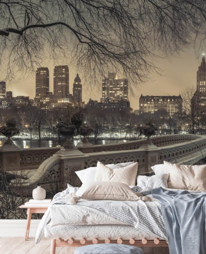 Central Park Lang Bridge Baggrund