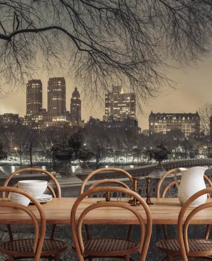 Central Park Long Bridge Wallpaper