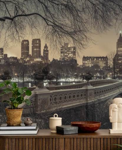 Central Park Long Bridge Wallpaper