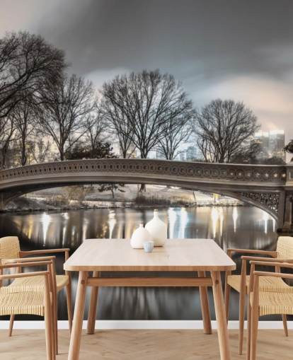 Bogenbrücke über Turtle Pond Tapete Bogenbrücke über Turtle Pond Tapete