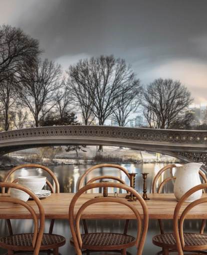 Bow Bridge over Turtle Pond Wallpaper Bow Bridge over Turtle Pond Wallpaper