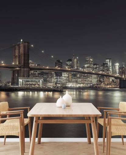 Papier Peint Fresque Nuit New York