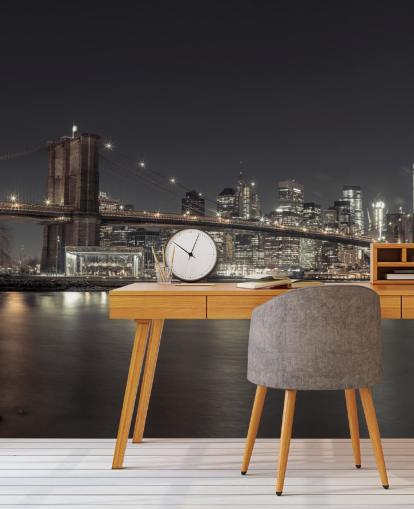 New York Night Wall Mural