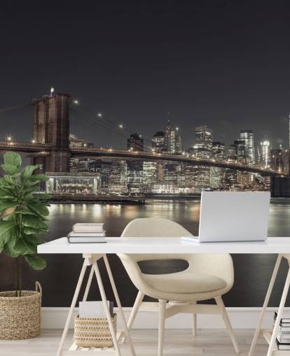 Papier Peint Fresque Nuit New York