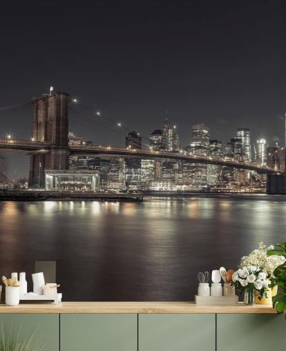 Papier Peint Fresque Nuit New York