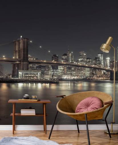 New York Natt Veggmaleri