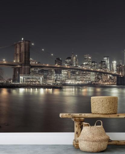 New York Natt Veggmaleri