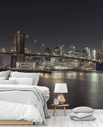 Papier Peint Fresque Nuit New York Papier Peint Fresque Nuit New York