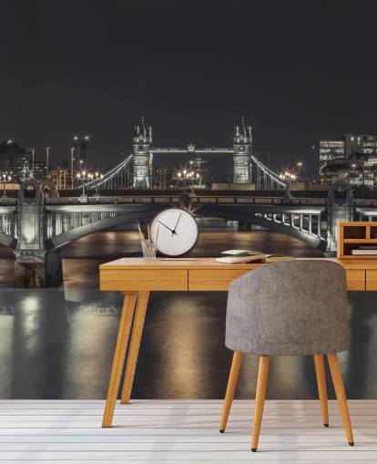 Tower Bridge London nat panoramisk tapet