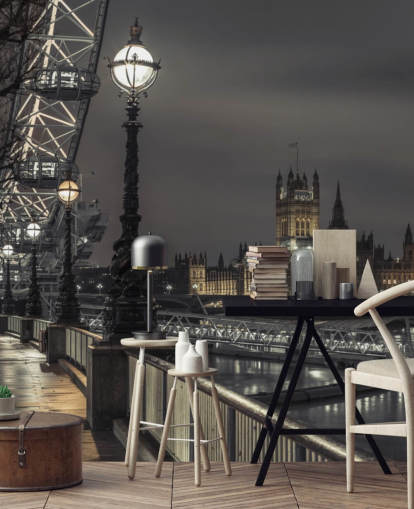 Westminster over de Theems River behang Westminster over de Theems River behang