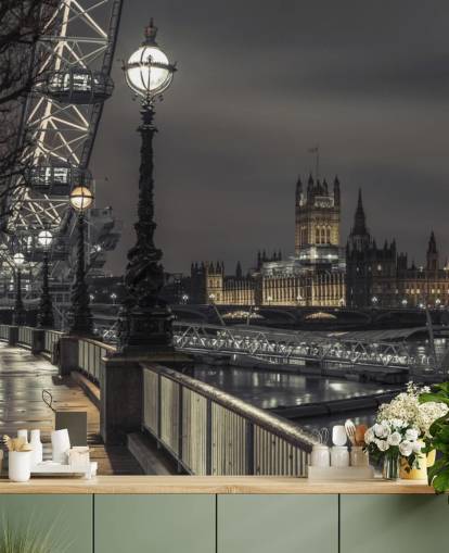 Westminster across the Thames River wallpaper Westminster across the Thames River wallpaper