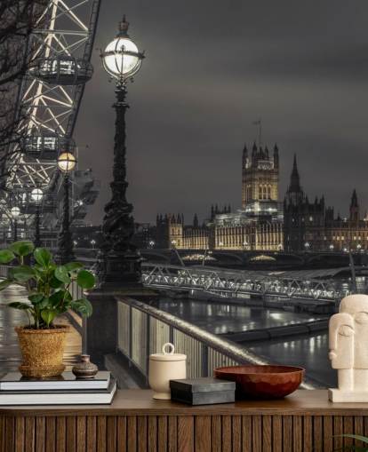 Westminster over Themsen River tapet