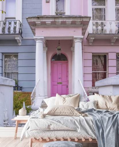 Notting Hill kleurrijke muurschildering