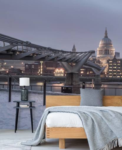 Carta da parati con Millennium Bridge