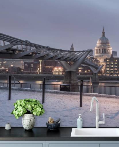 Carta da parati con Millennium Bridge