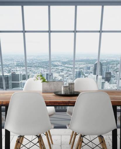 vaste fond d'écran vue sur la fenêtre paysage urbain