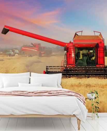 Carta da parati Red Harvester