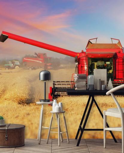 Carta da parati Red Harvester