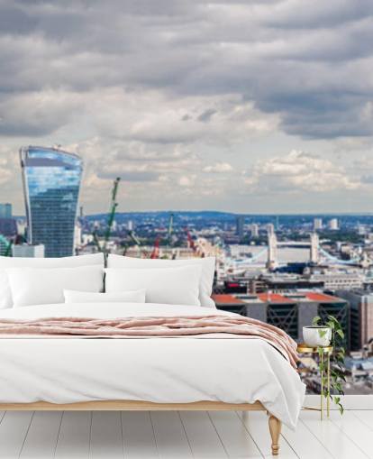 Byen London Panorama The City of London Wallpaper 