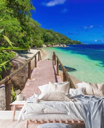 Path at Paradise Coast Wallpaper Mural