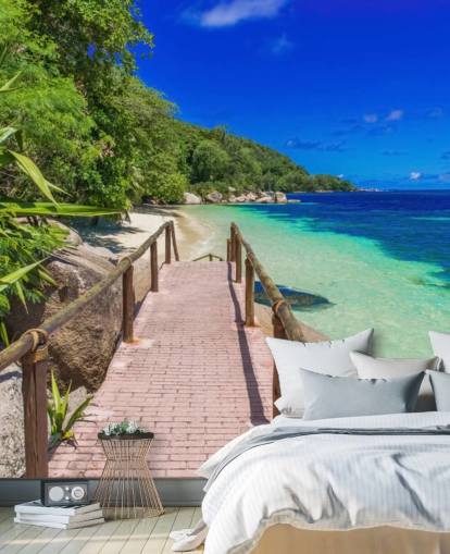 Mural de papel de parede Path at Paradise Coast