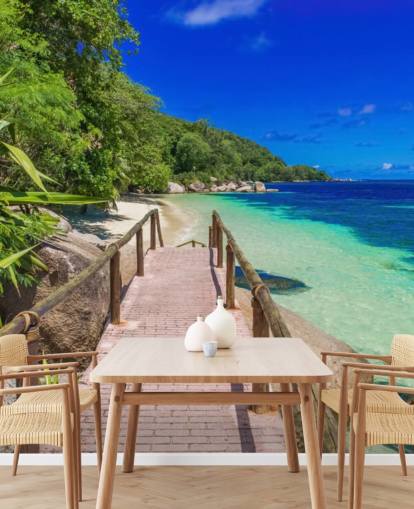 Path at Paradise Coast Wallpaper Mural Path at Paradise Coast Wallpaper Mural