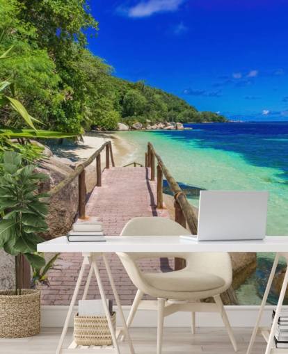 Path at Paradise Coast Wallpaper Mural