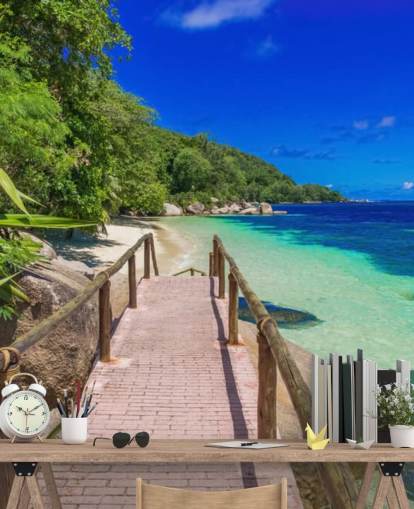 Path at Paradise Coast Wallpaper Mural