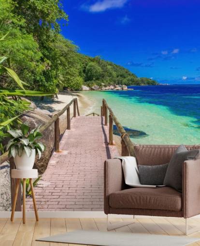 Path at Paradise Coast Wallpaper Mural