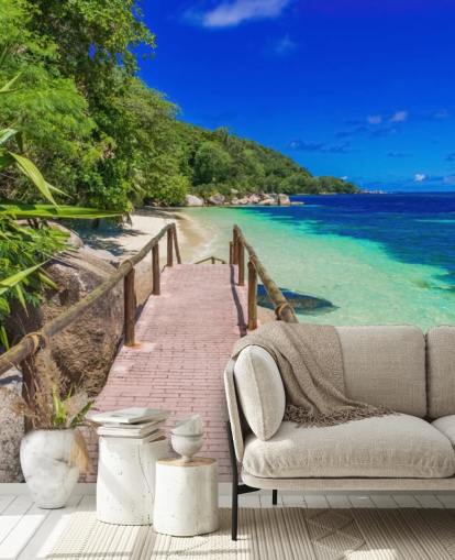 Path at Paradise Coast Wallpaper Mural Path at Paradise Coast Wallpaper Mural