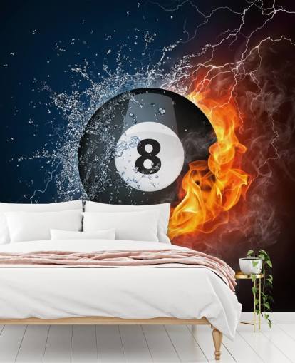 jään ja tulen allas pallo tapetti