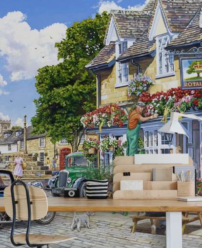 The Royal Oak Wall Mural