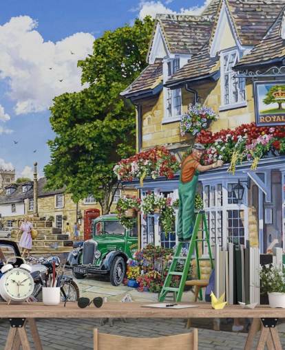 The Royal Oak Wall Mural