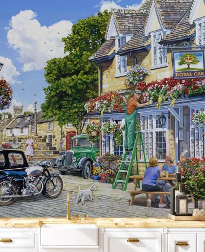 The Royal Oak Wall Mural