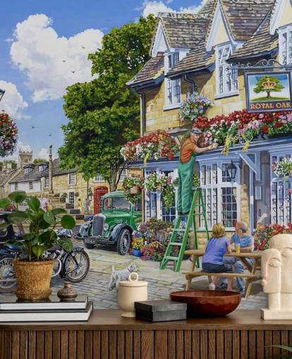 The Royal Oak Wall Mural