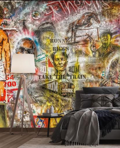 Graffiti Montage Bakgrund