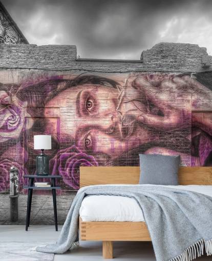 Papel pintado Graffiti Girl