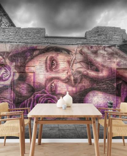 Papel pintado Graffiti Girl