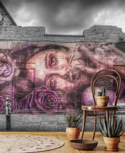 Papel pintado Graffiti Girl