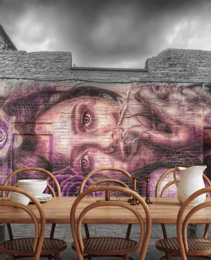 Papel pintado Graffiti Girl